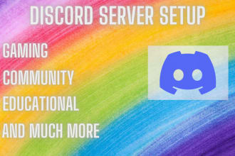 setup a community discord server for you