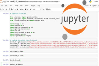do data analysis with python, pandas, matplotlib,  sklearn, tensorflow