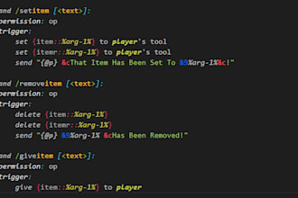 custom code scripts for your minecraft server using skript plugin