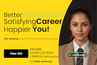 write a professional, executive resume and tech resume, CV, cover letter
