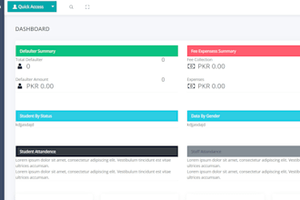create admin panel dashboard fully responsive for you