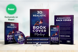design realistic, 3d book cover mockups, ebook cover mockup