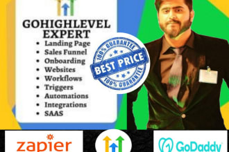 be your gohighlevel landing page gohighlevel funnel gohighlevel expert ghl