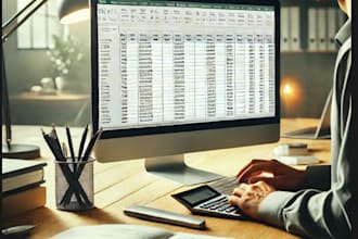 do accurate data entry, excel spreadsheet formatting, and data cleanup