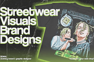 design professional graphic designs for clothing brand