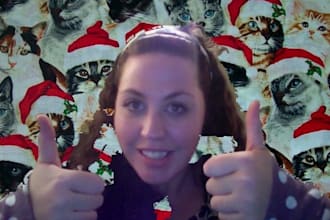 create a 30 second casual testimonial or video presentation