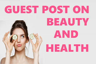 guest post in health and beauty sites