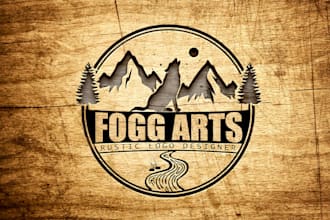 do design rustic retro and vintage logo
