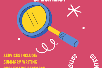 do qualitative research and summary writing