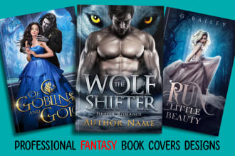 design professional fantasy, or amazon kindle book covers
