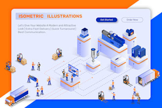 do 3d or isometric design infographic