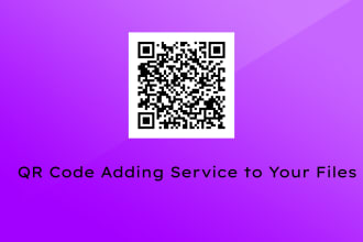 add qr code to your files