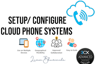 setup and configure 3cx, pbx cloud phone systems