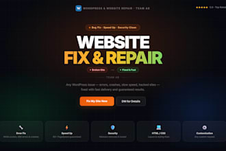 fix and customize your website