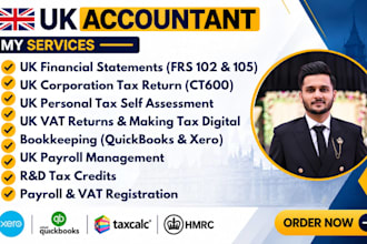 provide all types of accounting and bookkeeping services for UK clients