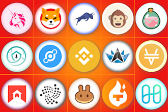 create crypto token logo design