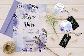 design creative invitation for any event