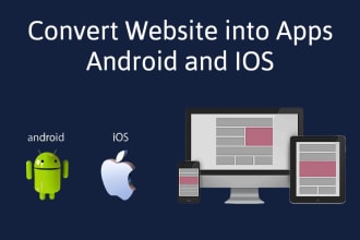 convert website to app for android and IOS
