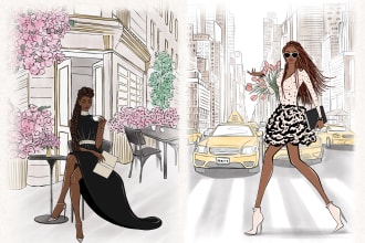 draw a minimalistic fashion sketch, editorial illustration, line art logo