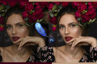 retouch beauty fashion, high end and portrait in 24 hours