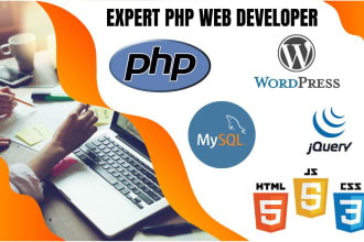 fix or develop PHP mysql javascript bootstrap websites