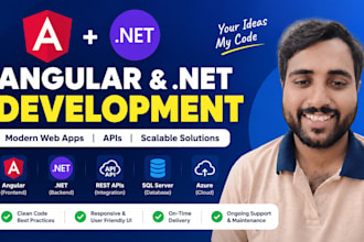 build scalable angular and dot net core web applications