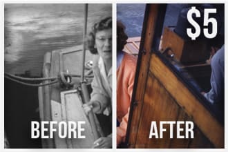 restore the colors of your black and white photos fast