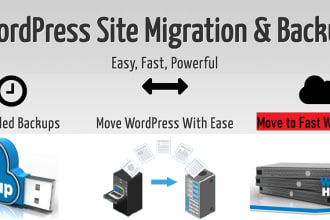 backup your wordpress site and migrate it to another hosting