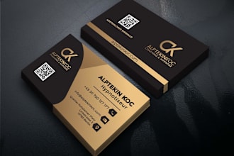 design simple unique business card and visiting card