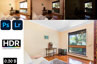 edit hdr or flambient photos for your listing