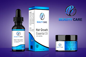 design minimalist product label and packaging design for you