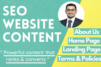 write professional SEO website content