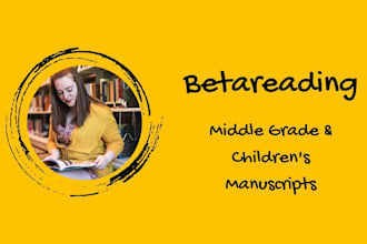 beta read your middle grade book