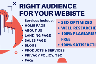 write your SEO optimized website content