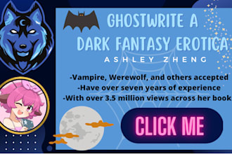 ghostwrite a fantasy romance erotica