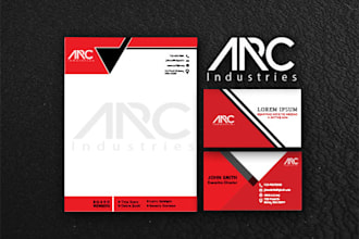 do stunning minimal luxury looks business card, letterhead and logo design