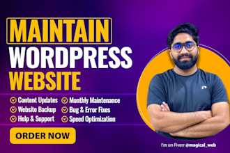 do maintenance of PHP laravel, wordpress and codeigniter sites