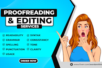 offer fast proofreading and editing services in just 6 hours