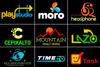 design flat and minimalist logo