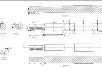 make 2d technical drawings for your 3d parts or assembly