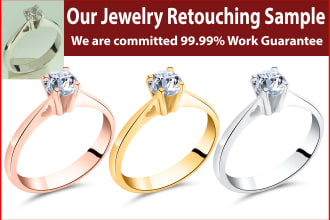 premium quality jewelry retouching in photoshop