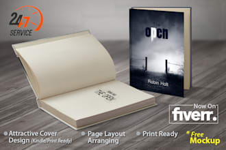 design a professional book e book kindle cover desiging