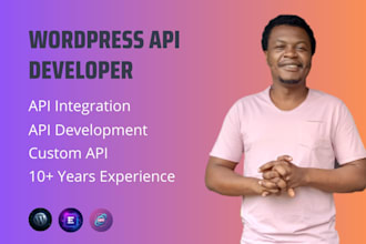 integrate wordpress apis and develop custom rest apis