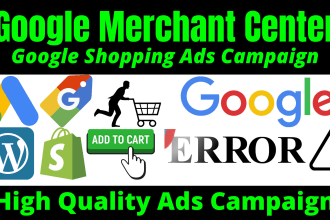 do google shopping ads campaign and solves merchant center fix errors