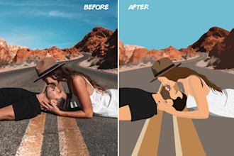 design illustrations of people and animals