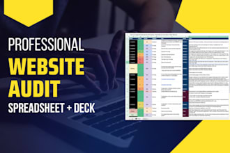 do professional technical SEO audit and recommend actions for each page