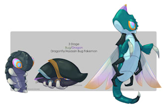 draw your fakemon, pet, character, and more as pokemon