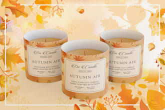 candle label design candle logo and 3d mockup