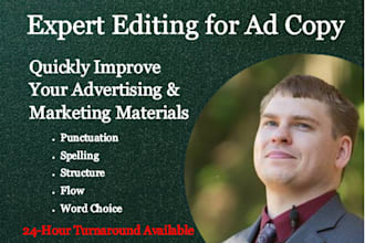 edit your advertising or marketing copy without using ai