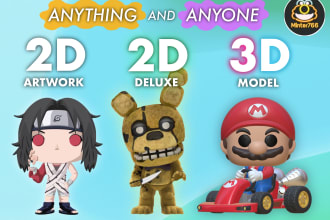 design anything you want as a funko pop
